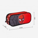 Penalas mokyklai Spiderman dvigubas 22,5*8*10cm